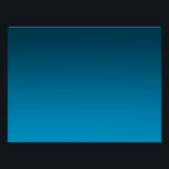 Póster Gradient Blue - light to deep | Mood Background |<br><div class="desc">A soft blue gradient from light to deep creates a calm, modern atmosphere. Perfect as a minimal design on its own or as a fully customizable background for invitations, cards, posters and more. Use it as a subtle base for your ideas, photos or personal messages – versatile, timeless and easy...</div>