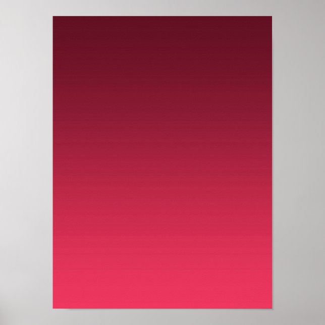 Póster Gradient Magenta - light to deep | Seasonal Moods| (Frente)