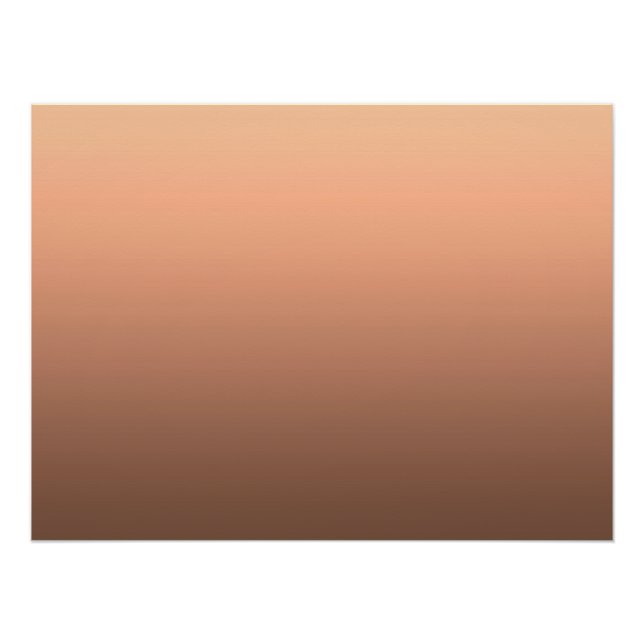 Póster Gradient Peach - deep to light | Seasonal Moods |  (Anverso)
