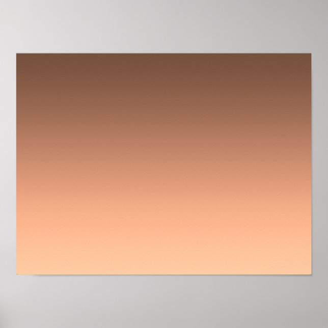 Póster Gradient Peach - light to deep | Seasonal Moods |  (Frente)