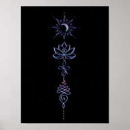 Póster Gradient Unalome Group 