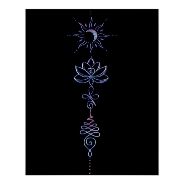 Póster Gradient Unalome Group  (Anverso)