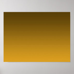 Póster Gradiente Amarillo - claro a profundo Fondo de Á