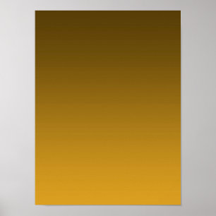 Póster Gradiente Amarillo - claro a profundo Fondo de Á