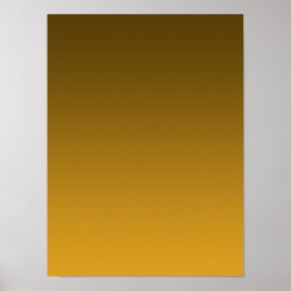 Póster Gradiente Amarillo - claro a profundo | Fondo de Á