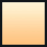 Póster Gradiente de color amarillo y rosa<br><div class="desc">Gradiente amarillo y melocotón.</div>