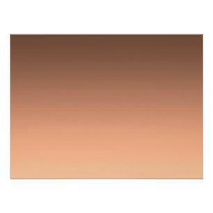 Póster Gradiente de melocotón - claro a profundo   Estado