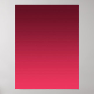 Póster Gradiente Magenta - claro a profundo | Estados de