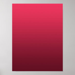 Póster Gradiente Magenta - de profundo a claro Estados
