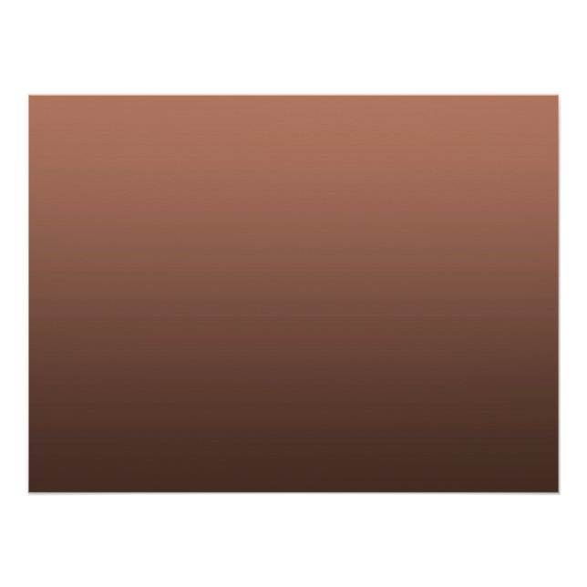 Póster Gradiente Mocha - de profundo a claro | Estados de (Anverso)