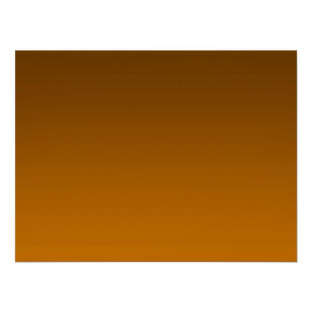 Póster Gradiente Naranja - claro a profundo | Fondo de Án (Anverso)
