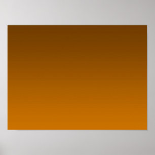 Póster Gradiente Naranja - claro a profundo Fondo de Án