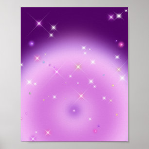 Póster Gradiente Relajante Aura de Amatista