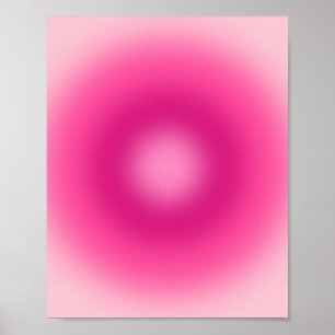 Póster Gradiente rosa