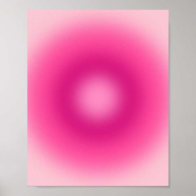 Póster Gradiente rosa (Frente)