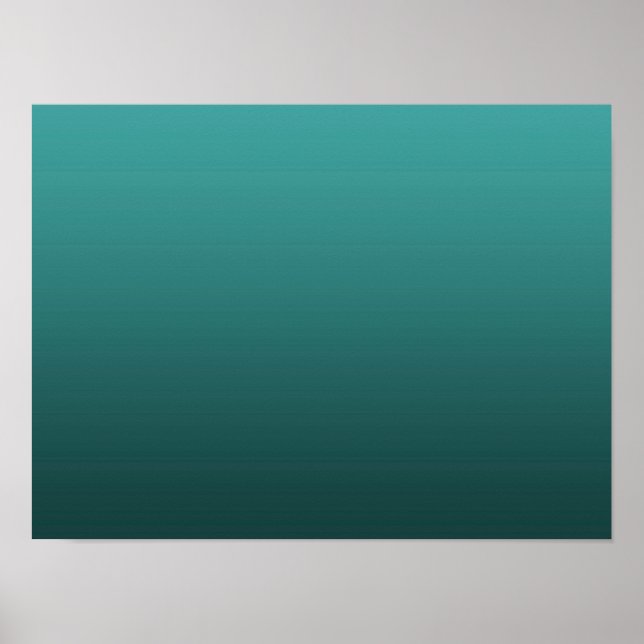 Póster Gradiente Verde - de profundo a claro | Fondo de Á (Frente)