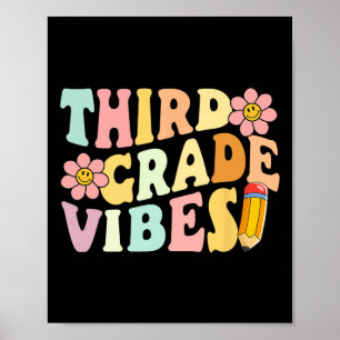 Póster Grado Vibes 3er Grado Primer Día Del Profesor Esco