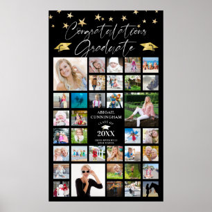 Póster Graduación 35 Collages de fotos Grad Script