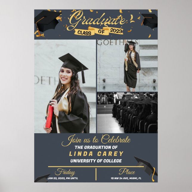 Póster Graduación Clase de (Frente)