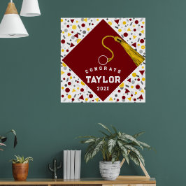 Póster Graduación Clase de 2025 Felicitaciones