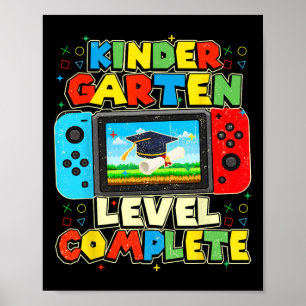 Póster Graduación completa de nivel de jardín de infantes