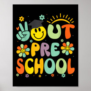 Póster Graduación De Adiós A La Educación Preescolar De 2