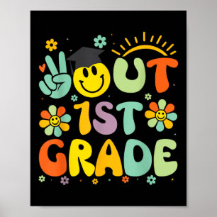 Póster Graduación De Adiós De 1° Grado De Paz De 2025