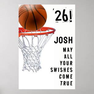 Póster Graduación de Baloncesto