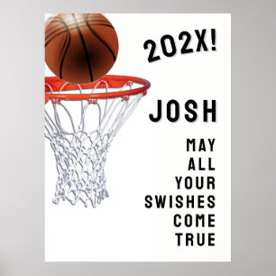 Póster Graduación de Baloncesto