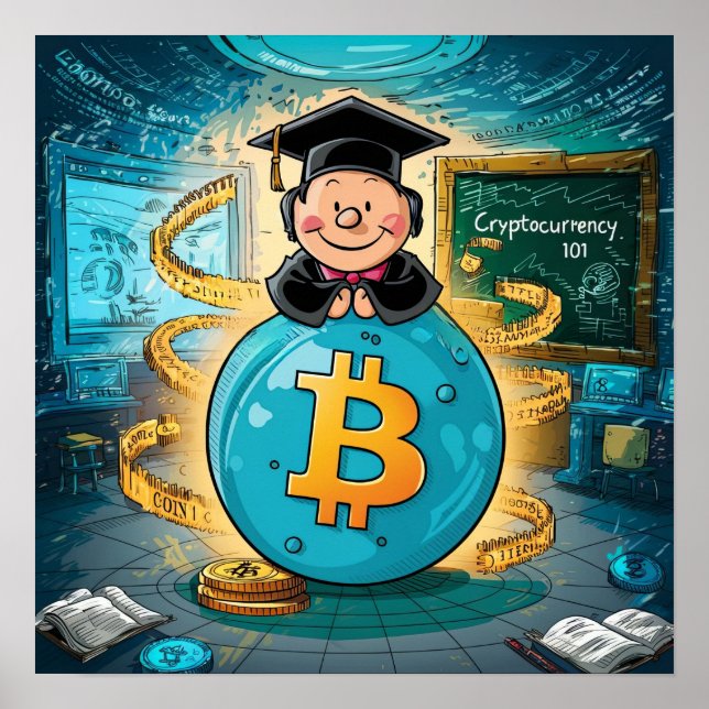 Póster Graduación de criptodivisa (Frente)