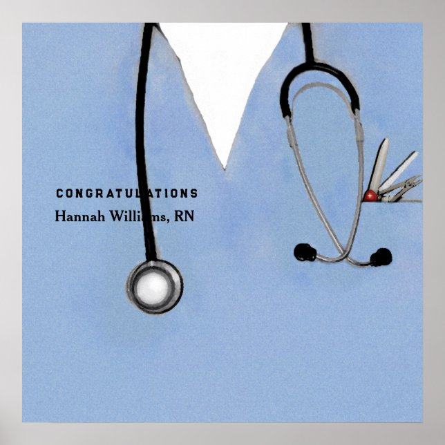 Póster Graduación de enfermería de la escuela de enfermer (Frente)
