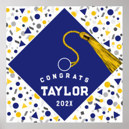 Póster Graduación de felicitaciones