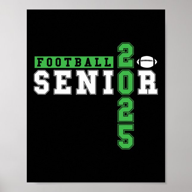 Póster Graduación de Footll Senior Night Footll Senior 20 (Frente)