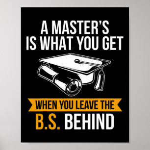 Póster Graduación de grado Mba Masters