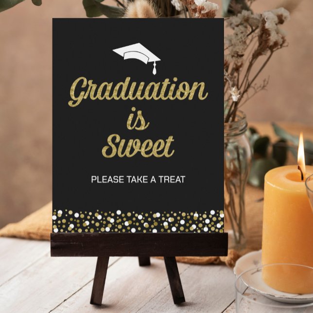 Póster Graduación de guión de Relieve metalizado dorado e (Subido por el creador)