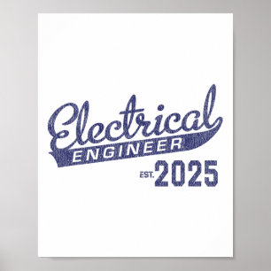 Póster Graduación de ingeniero eléctrico 2025 1