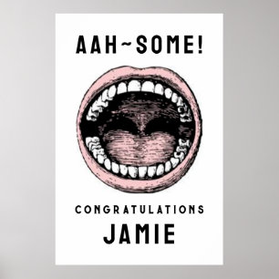 Póster Graduación de la escuela dental