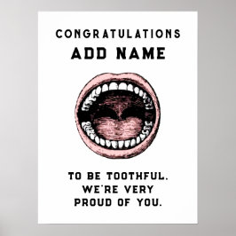 Póster Graduación de la escuela dental