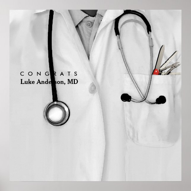 Póster Graduación de la Facultad de Medicina (Frente)