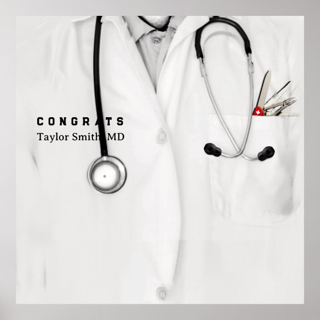 Póster Graduación de la Facultad de Medicina (Frente)