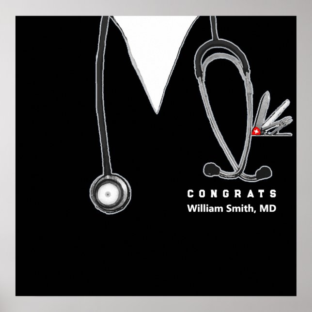 Póster Graduación de la Facultad de Medicina (Frente)