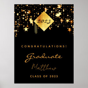 Póster Graduación de la fiesta de graduación de 2023 estr