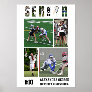Póster Graduación de la Noche de Veteranos de Lacrosse