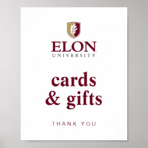 Póster Graduación de la Universidad de Elon