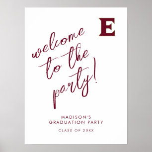 Póster Graduación de la Universidad de Elon