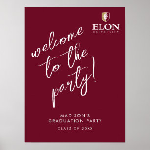 Póster Graduación de la Universidad de Elon