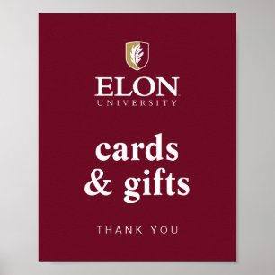 Póster Graduación de la Universidad de Elon