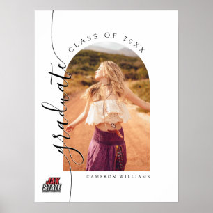 Póster Graduación de la Universidad Estatal de Jacksonvil
