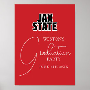 Póster Graduación de la Universidad Estatal de Jacksonvil