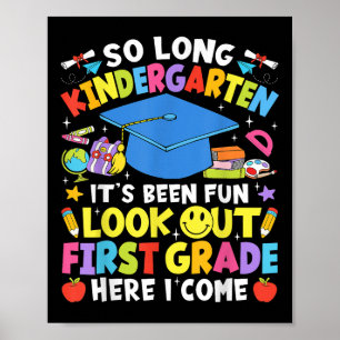 Póster Graduación De Primer Grado De La Primera Grada Aqu